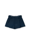 Shorts ispirati all'abbigliamento da lavoro con pieghe a cannoncino