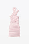 alexander wang 人造绒面革迷你吊带连衣裙 light pink