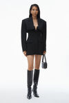 Alexander Wang black pre-styled blazer dress