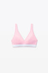 alexander wang 罗纹平纹布紧身胸衣 light pink