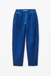Alexander Wang washed scuba blue blue wide-leg sweatpants