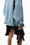 Alexander Wang light powder blue blue oversized trucker jacket