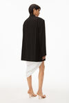 alexander wang 透明平纹针织加大版型西装外套 black