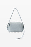 Alexander Wang blue ricco small bag in nubuck leather