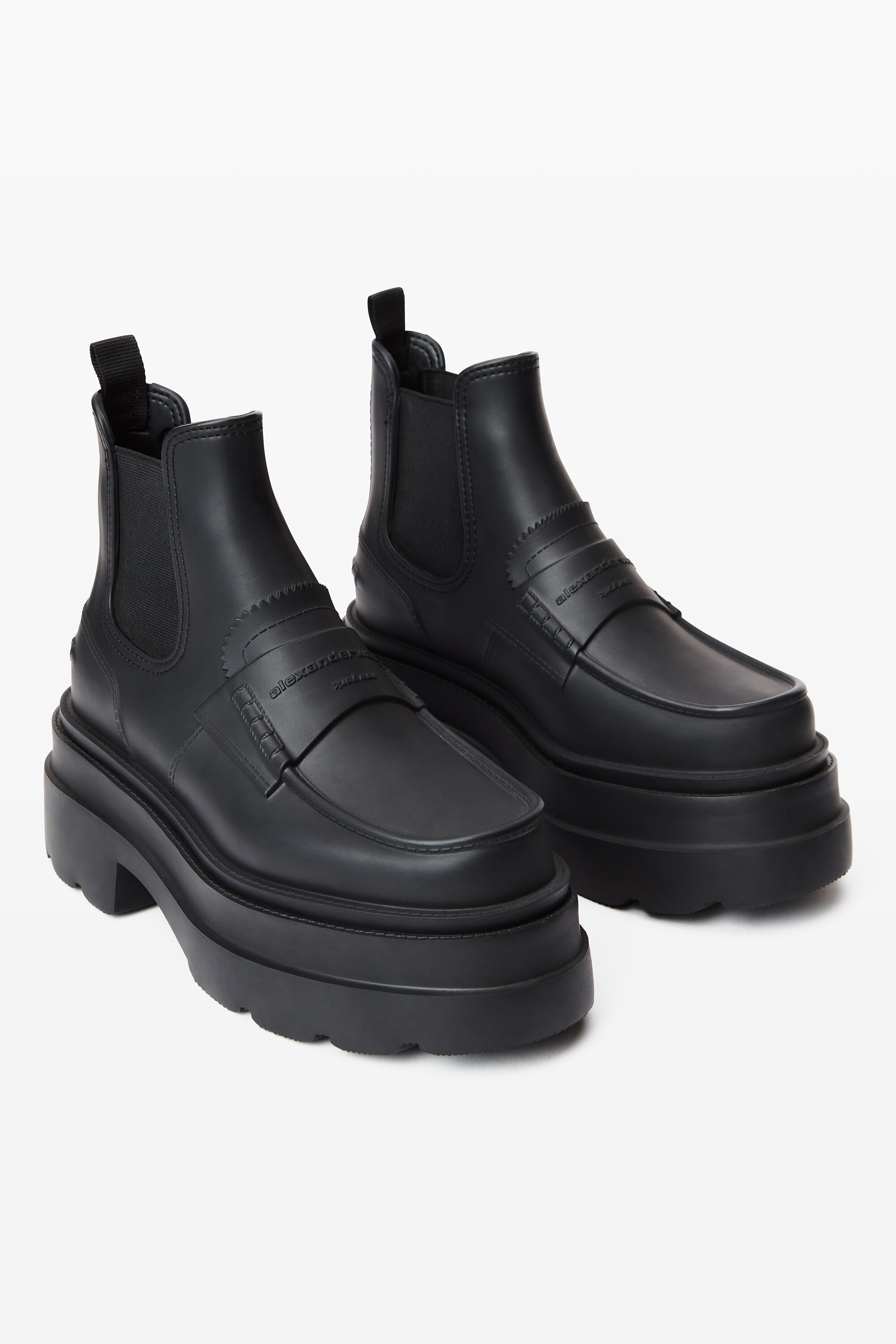 関税送料込【Alexander Wang】プラットフォーム アンクルブーツ alexanderwang アレキサンダーワング Carter ラバー