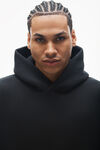 Alexander Wang black unisex hoodie in dense fleece