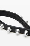 Alexander Wang black trap stud keychain wristlet