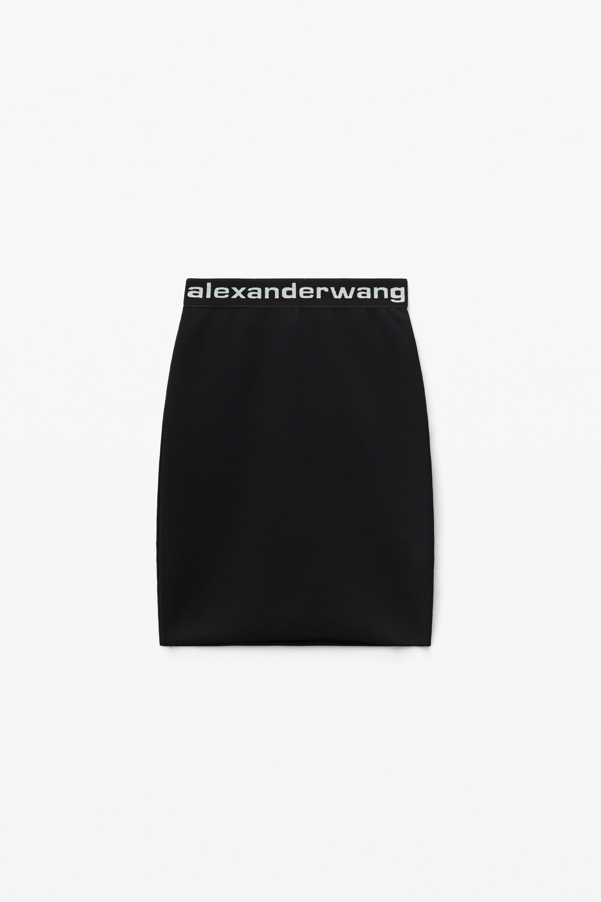 Alexanderwang Logo Elastic Mini Skirt Alexander Wang
