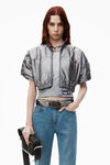 alexander wang og high-rise stovepipe jean in denim vintage medium indigo