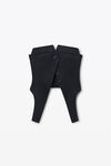 Alexander Wang black deconstructed vest