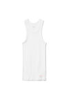 ribbed cotton racerback tank top
