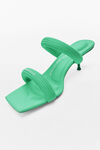 alexander wang jessie sandal in nylon island green