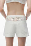 Alexander Wang vintage white ハイライズ デニムショーティー