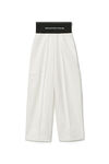 CARROT LEG TROUSER IN COTTON TAILORING
