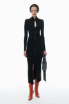 Alexander Wang black high-neck dress