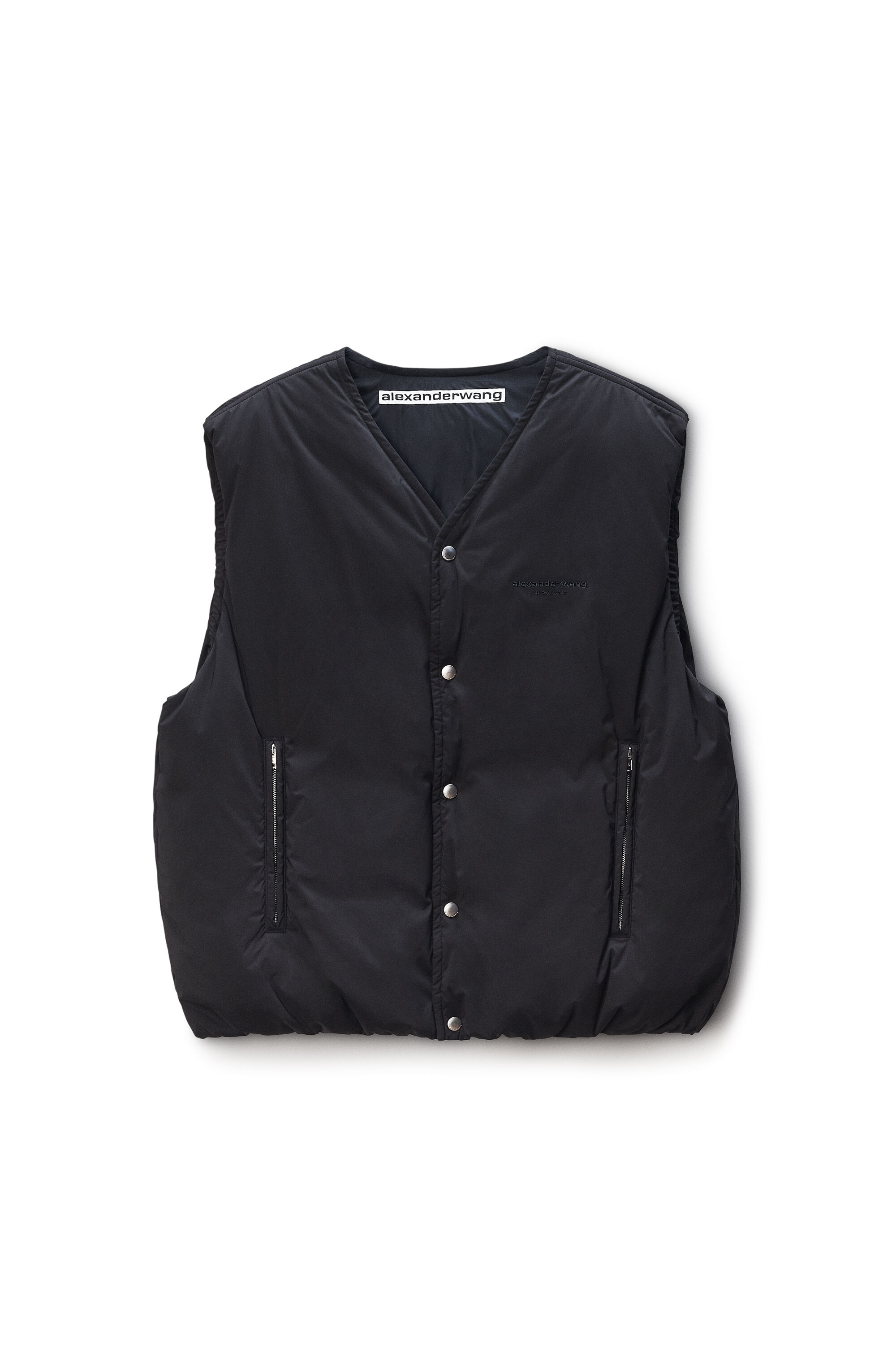 【Alexander Wang】アレキサンダーワンMotorbiker Vest alexanderwang アレキサンダーワング モト パファーベスト BLACK