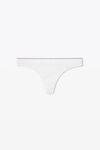 alexander wang string en jersey côtelé white