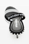 Alexander Wang black black nova pvc strap sandal