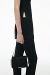 Alexander Wang black dome barrel pouchette in nylon