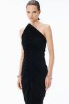 Alexander Wang black structured bodice dress