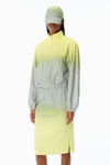 Alexander Wang silver/yellow veste de survêtement réfléchissante effet rétréci