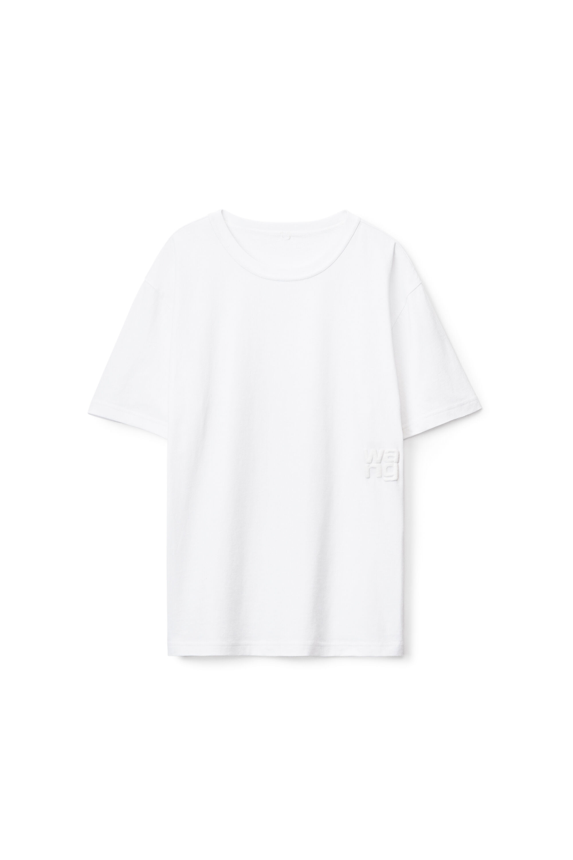 alexanderwang PUFF LOGO TEE IN COTTON JERSEY WHITE - alexanderwang® US alexanderwang PUFF LOGO TEE IN COTTON JERSEY WHITE - alexanderwang® US