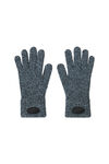 dome logo gloves in ribbed wool stretch