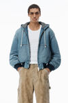Alexander Wang classic worn indigo unisex rounded workwear jacket
