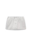 Alexander Wang light heather grey 浅灰色解构式迷你半身裙