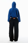 Alexander Wang faded black black expandable basketball mesh jeans