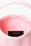 Alexander Wang light pink ryan 罗纹针织小号包袋