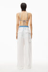 alexander wang 密织棉质工装裤 bright white