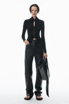 Alexander Wang black 长袖高领开衫
