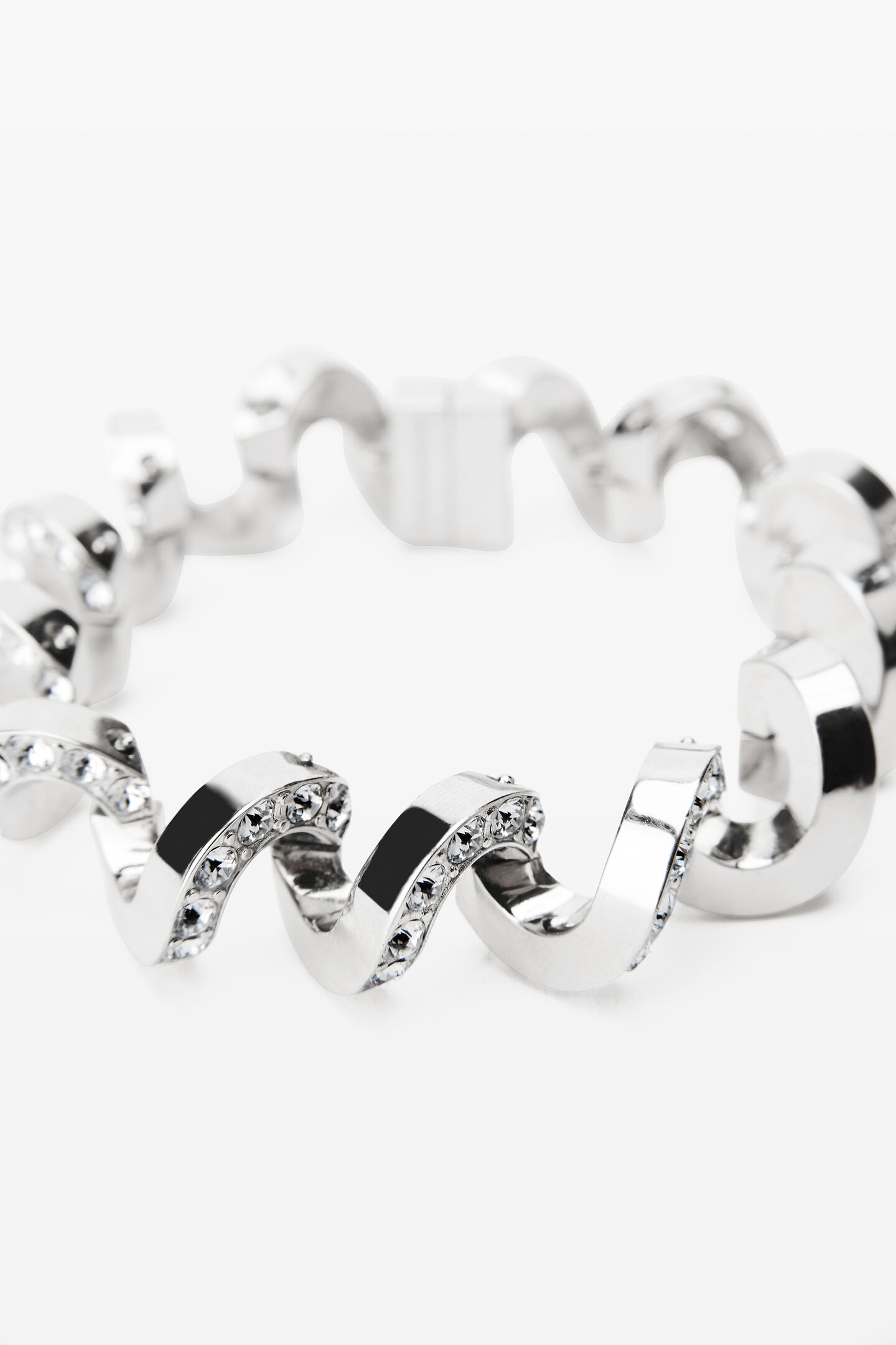 Alexander Wang Cord Bracelet In Silver