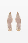 alexander wang delphine 105 网眼/水晶高跟鞋 new nude