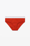 alexander wang brief underwear in ribbed jersey red