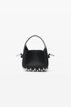 Alexander Wang black rex small bucket bag in lambskin leather