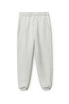 alexander wang sweatpant in dense fleece vintage heather grey