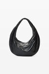 Alexander Wang black sac à poignée twyst en cuir à mémoire de forme