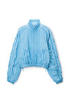 Alexander Wang washed sky giacca sportiva con ruches