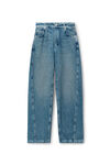 bonded cotton balloon jeans