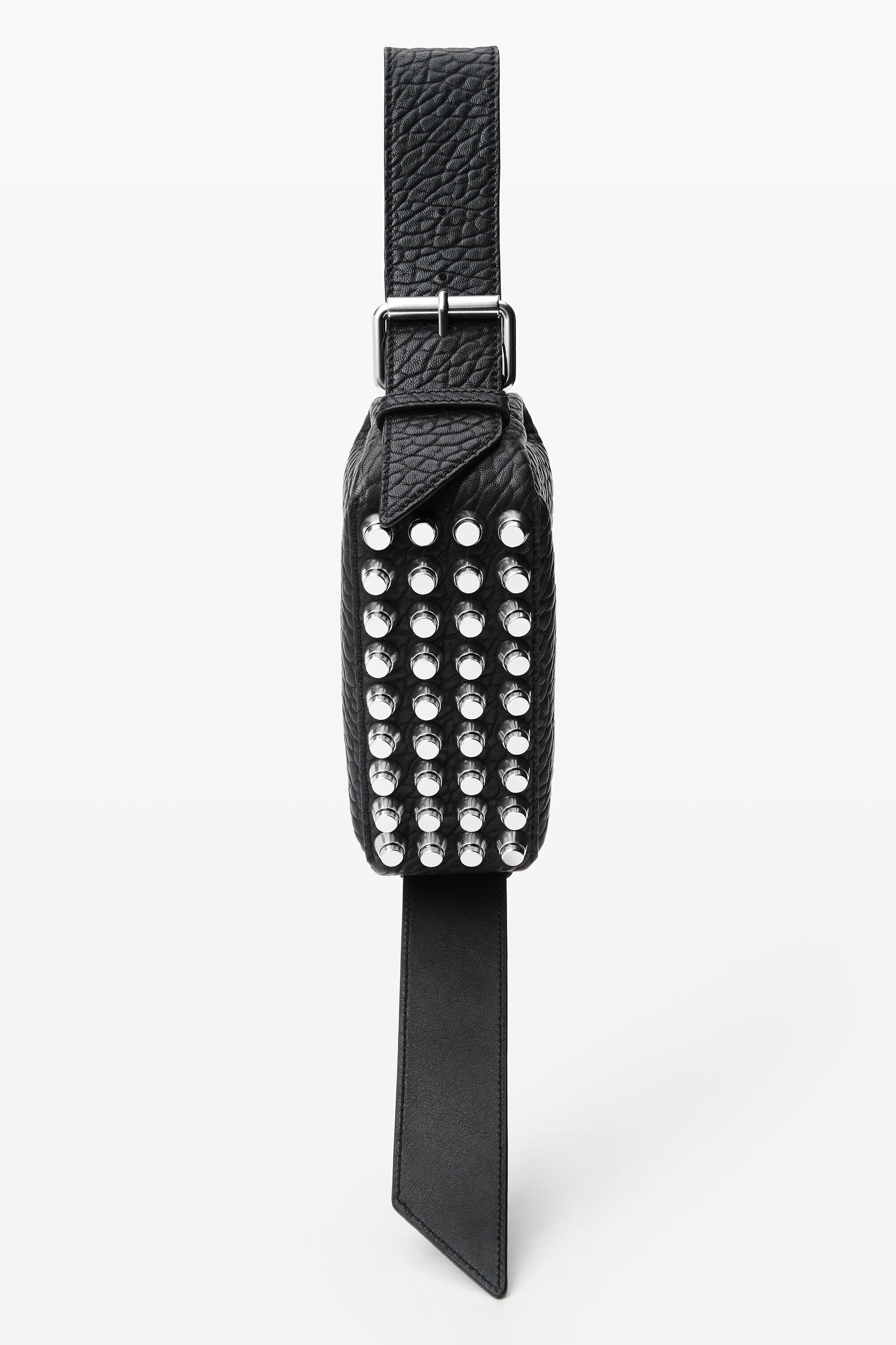 【Alexanderwang】Ricco ラムスキンレザー スモールバッグ Ricco Small Bag in Lambskin Leather in BLACK | alexanderwang®