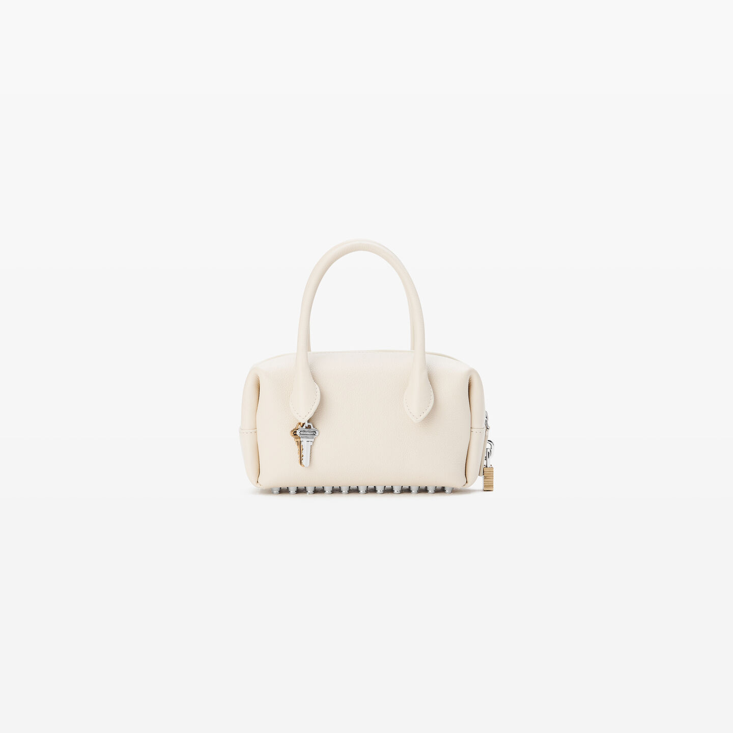 Alexander Wang Roux Top Handle Leather Small In White