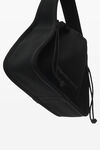 alexander wang ryan small bag in rib knit  black