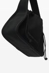 alexander wang ryan 罗纹针织小号手袋 black