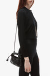 Alexander Wang black ryan 发泡迷你羔羊皮包袋