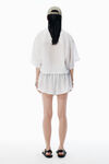 Alexander Wang white/black black & white pajama-style shirt