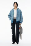 Alexander Wang faded black 做旧效果黑色浮染牛仔裤