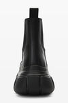 alexander wang storm 皮革切尔西靴 black