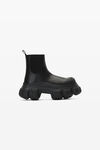 alexander wang storm chelsea boot in leather black